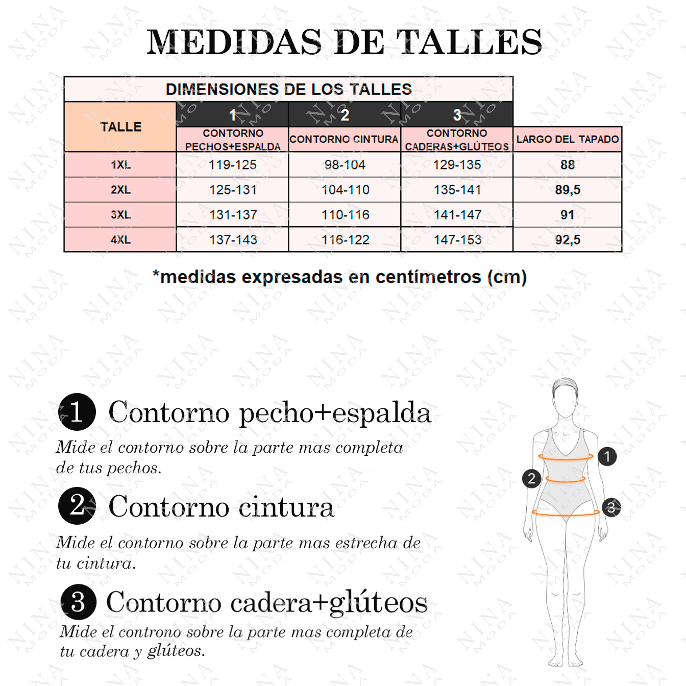 Tapado Saco de paño color negro Talles 1XL al 4XL - Imagen 6