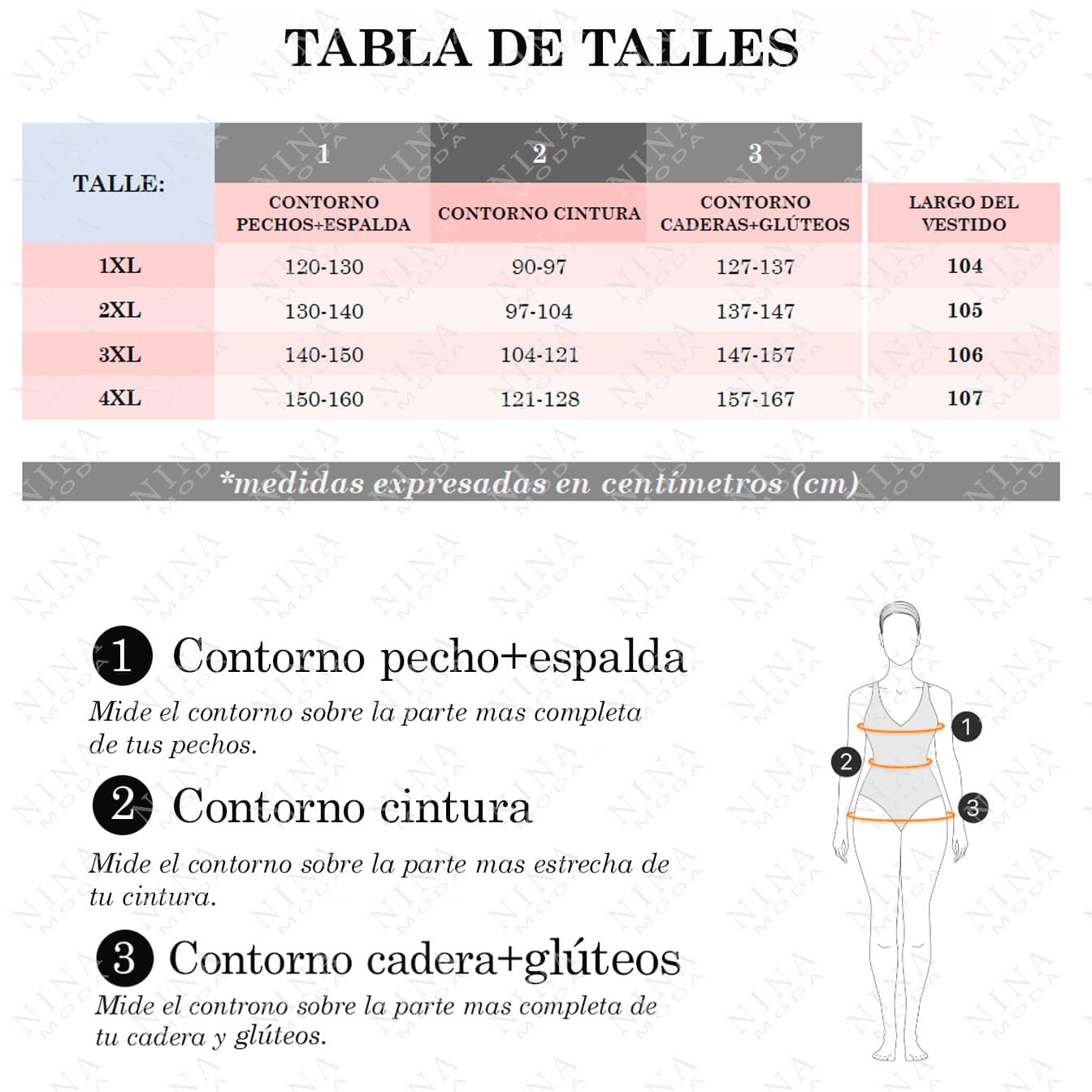 Vestido de fiesta clásico talles extendidos 1XL a 4XL - Imagen 6