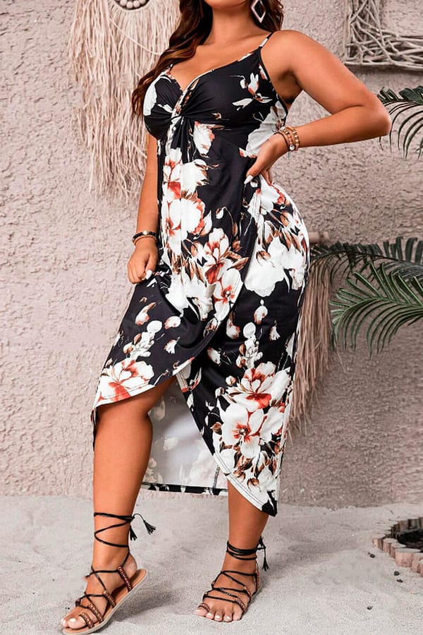 Vestido Largo Casual Fresco 1XL a 4XL