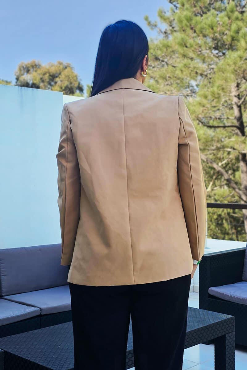 Blazer chaqueta formal con forro interior ideal otoño/invierno - Imagen 5