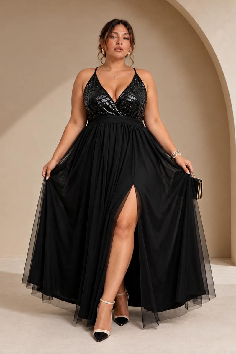 Vestido Aurora Negro - imagen 02