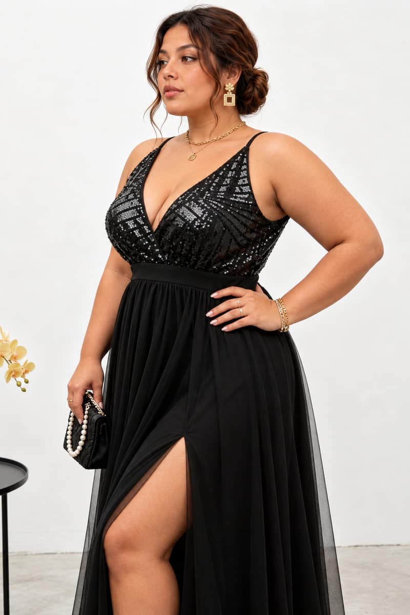 Vestido Aurora Negro - imagen 03