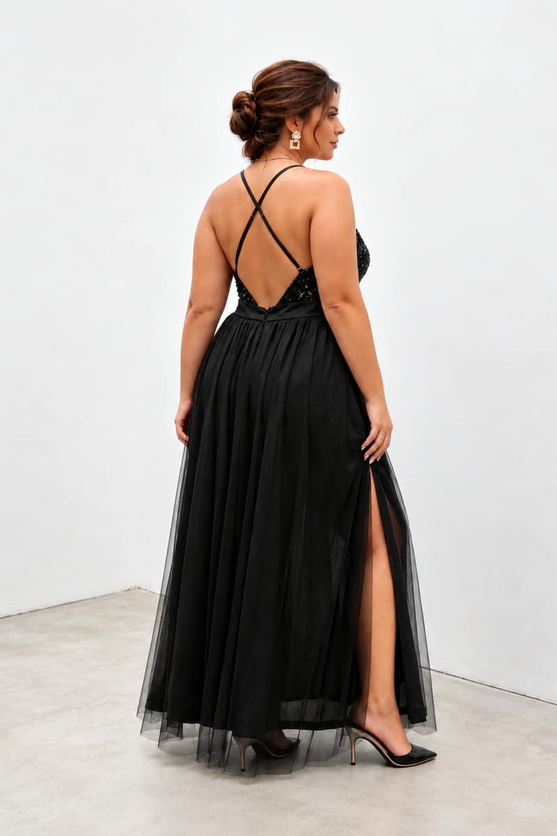 Vestido Aurora Negro - imagen 04